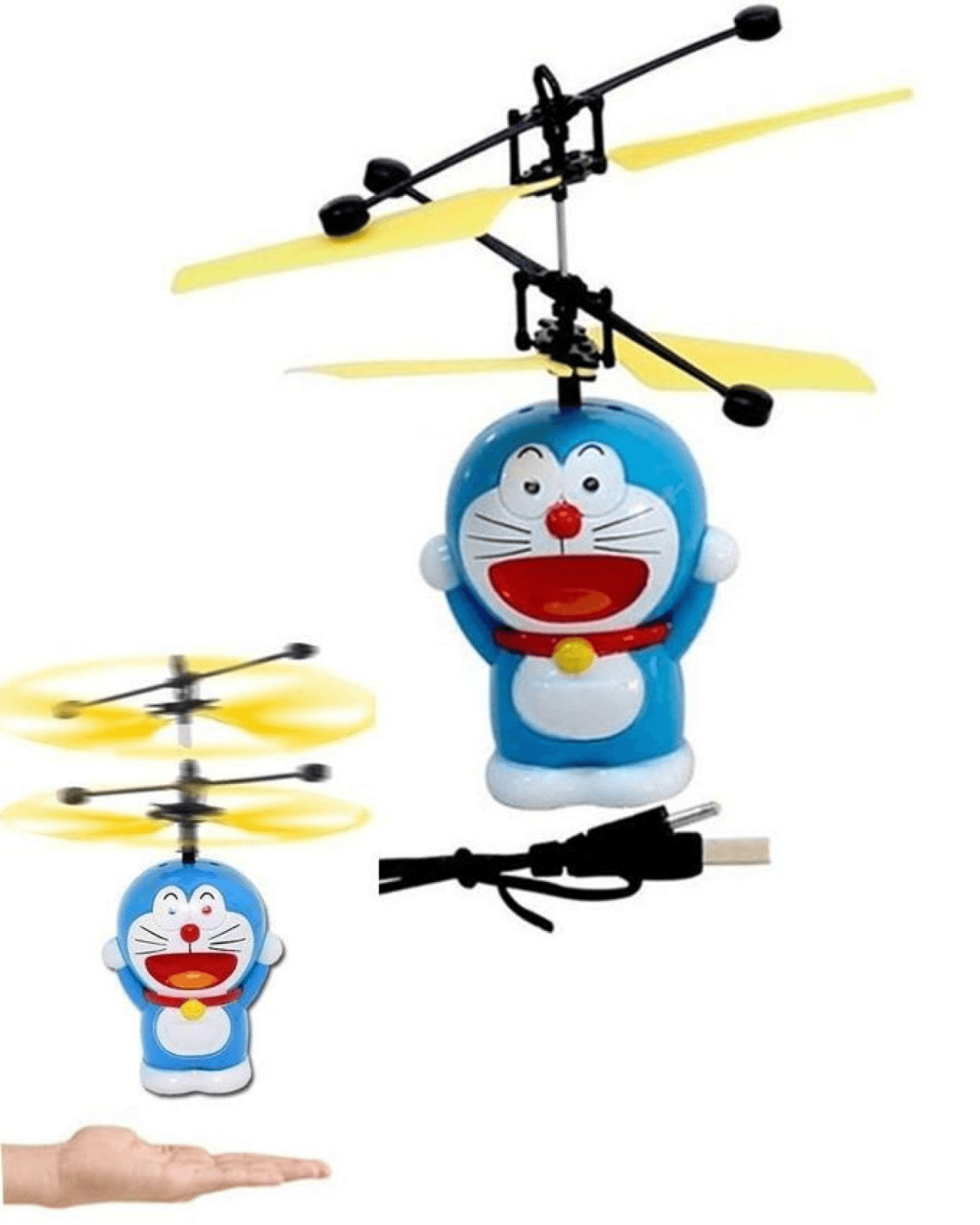 Flying Doraemon with Sensor – USB Rechargeable Interactive Flyer thumbnail 3