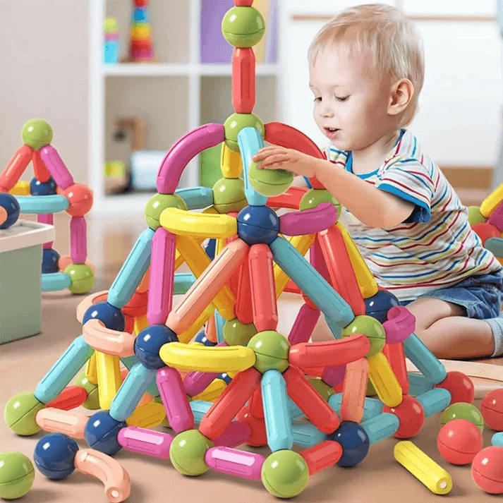 Magnetic Sticks Building Blocks – STEM Construction Toy for Kids (25, 36 & 42 pcs)