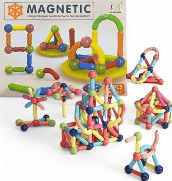 Magnetic Sticks Building Blocks – STEM Construction Toy for Kids (25, 36 & 42 pcs) thumbnail 3