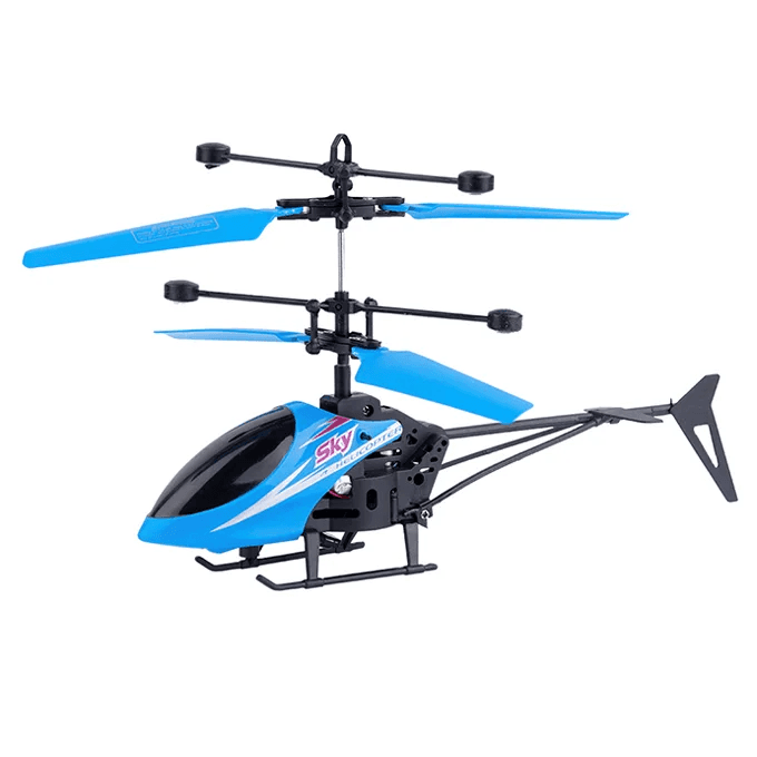 Flying Helicopter with Palm Sensor – Rechargeable RC Toy for Kids thumbnail 2