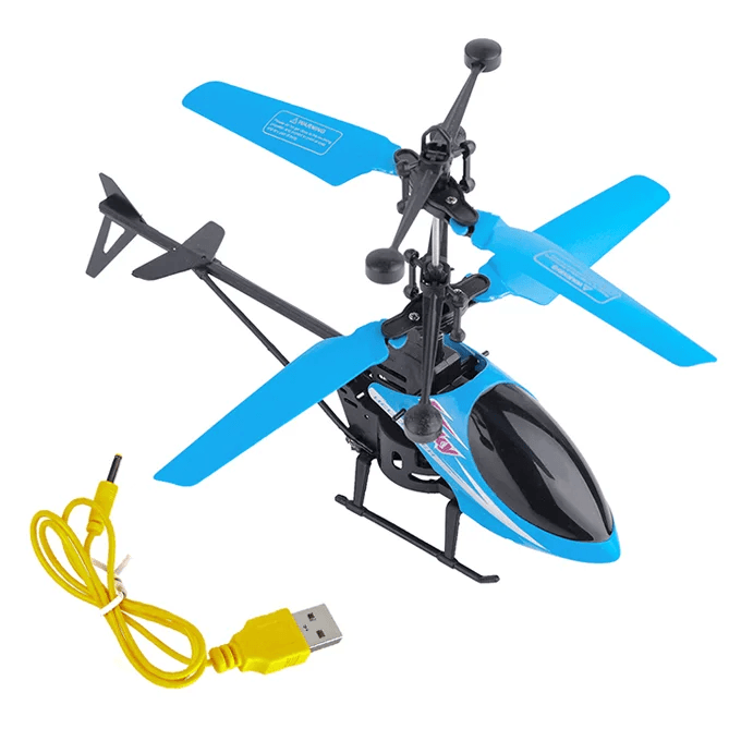 Flying Helicopter with Palm Sensor – Rechargeable RC Toy for Kids thumbnail 3